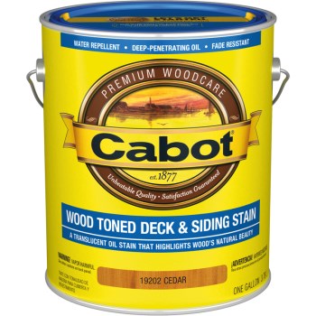 Cabot 140.0019202.007 Cedar Deck &amp; Siding Stain, Cedar ~ Gal