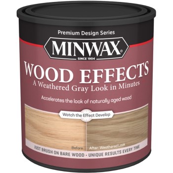 Minwax 402140000 Wood Effects Weathered Gray ~ Qt