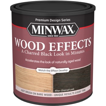 Minwax 404140000 Charred Black Wood Effects ~ Qt