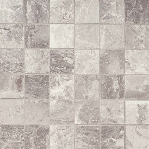 Classic 2&quot; x 2&quot; Floor &amp; Wall Mosaic in Bardiglietto
