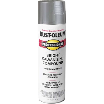 Rust-Oleum 7584838 Bright Galvanized Spray Paint, Silver ~ 20 oz