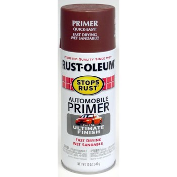 Rust-Oleum 2067830 Spray Auto Primer, Red ~ 12 oz
