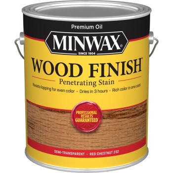 Minwax 710890000 Wood Stain, Red Chestnut ~ Gallon