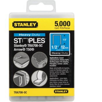 Stanley Tools TRA708-5C 5000pk 1/2 Staple