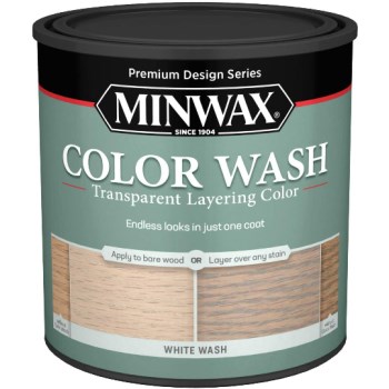 Minwax 61860 White Wash Water Based Stain ~ Quart