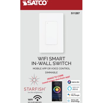 Satco Products S11267 On-Off Smart Switch