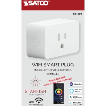 Satco Products S11266 On-Off Smart Outlet