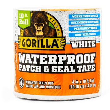 Gorilla Glue/O&#39;Keefe&#39;s 101895 4x10 White Seal Tape