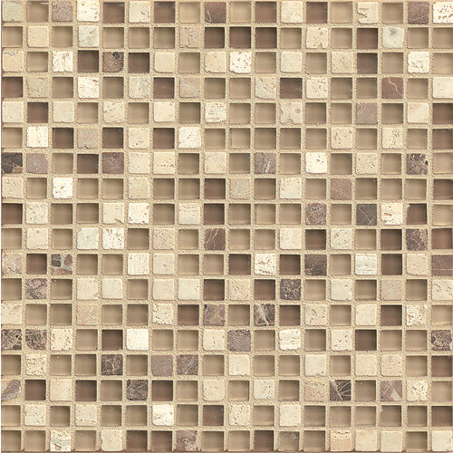 Eclipse 5/8&quot; x 5/8&quot; Wall Mosaic in Espresso