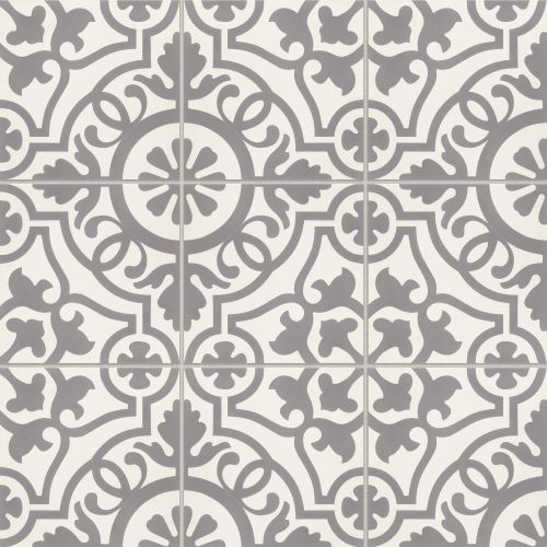 Remy 8&quot; x 8&quot; Matte Decorative Cement Tile in Damsel