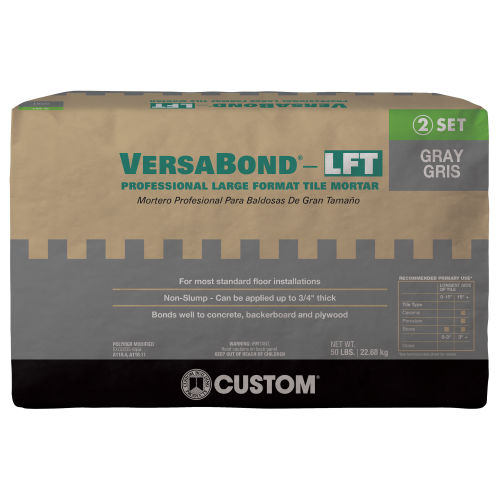 Custom Versabond LFT Thin-Set in Gray - 50lb. Bag