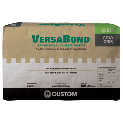 Custom Versabond Thin-Set in Gray - 50lb. Bag