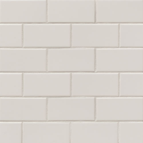Traditions 3&quot; x 6&quot; Matte Ceramic Tile in Tender Gray