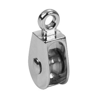 Campbell Chain T7655112 Single Wheel Solid Eye Pulley - 1 Inch