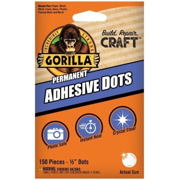 Gorilla Glue/O&#39;Keefe&#39;s 104905 150pk Adhesive Dots