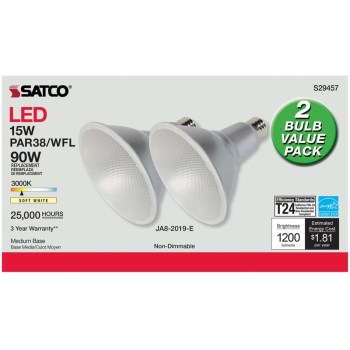 Satco Products S29457 15w Par38 2pk Led Bulb