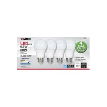 Satco Products S39596 2700k 4pk Led Bulb