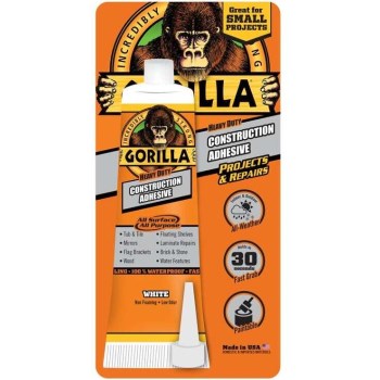 Gorilla Glue/O&#39;Keefe&#39;s 105045 2.5oz Cl Const Adhesive