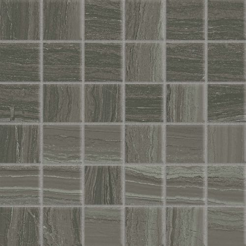 Highland 2&quot; x 2&quot; Floor &amp; Wall Mosaic in Dark Greige