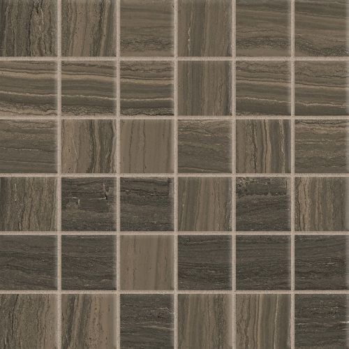 Highland 2&quot; x 2&quot; Floor &amp; Wall Mosaic in Cocoa