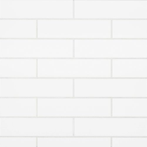 Traditions 3&quot; x 12&quot; Matte Ceramic Tile in White