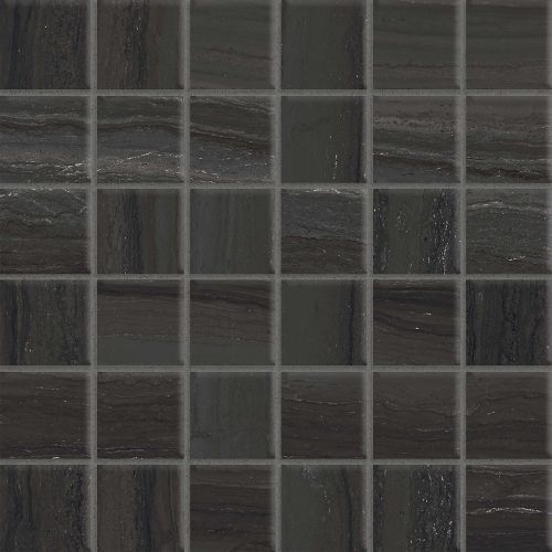 Highland 2&quot; x 2&quot; Floor &amp; Wall Mosaic in Black
