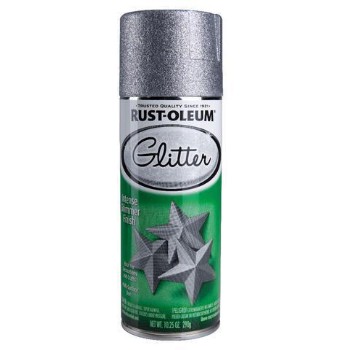 Rust-Oleum 267734 Glitter Spray Paint ~ Silver