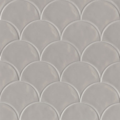 Sorrento 6&quot; x 7&quot; Wave Ceramic Wall Tile in Fiore