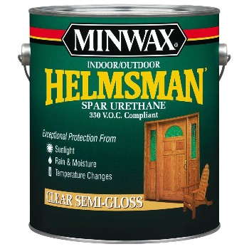 Minwax 13210 Helmsman Spar Urethane,  Clear Semi-Gloss ~ Gallon