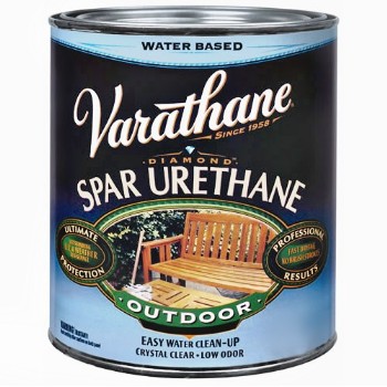 Rust-Oleum 250241 Varathane Exterior Spar Urethane Diamond Wood Finish, Satin Quart