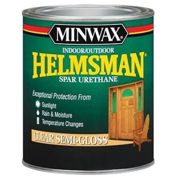 Minwax 63210 Helmsman Spar Urethane, Semi-Gloss ~ Quart