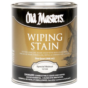 Old Masters 12104 Qt Sp Walnut Wipe Stain