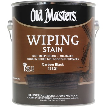 Old Masters 15301 Wiping Stain, Carbon Black ~ Gal