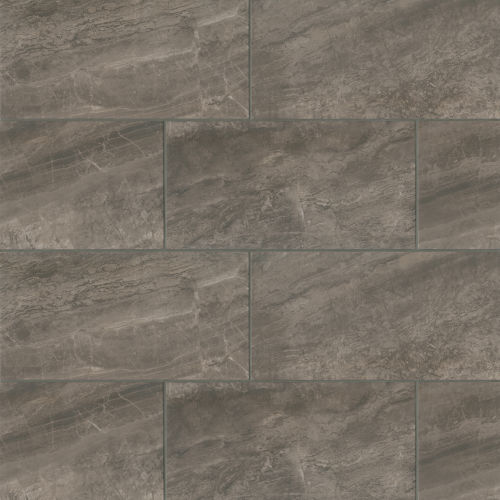 Stone Mountain 2.0 12&quot;x24&quot; Matte Porcelain Floor &amp; Wall Tile in Grey