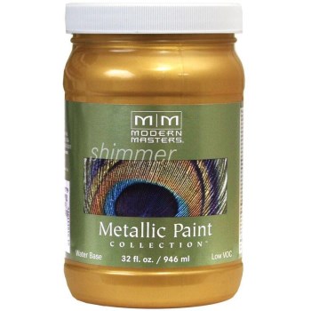 Modern Masters ME660-32 Metallic Paint, Pharaoh&#39;s Gold 32 Oz