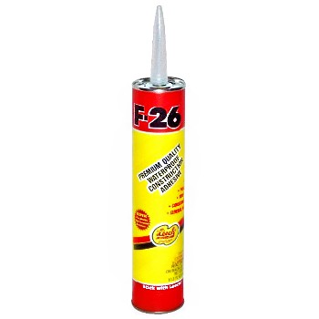 Leech Adhesive F26-33 F-26 Construction Adhesive ~  10.3 oz  Tubes