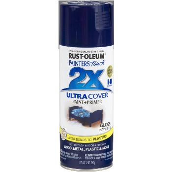Rust-Oleum 249098 Painter&#39;s Touch Ultra 2X Cover Spray, Navy Blue Gloss ~ 12 oz