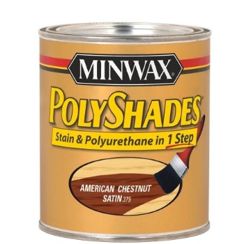 Minwax 61375 PolyShades - American Chestnut/Satin  - 1 Qrt