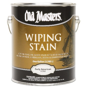 Old Masters 11701 Wiping Wood Stain,  Early American ~ Gallon