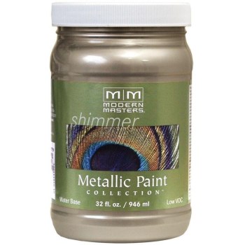 Modern Masters ME708-32 Metallic Paint, Nickel 32 Ounce