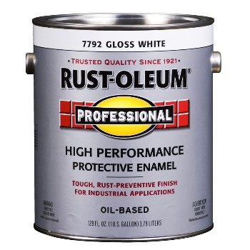 Rust-Oleum 7792402 Protective Enamel, Gloss White ~ Gallon