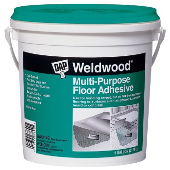 DAP 00142 Multipurpose Floor Adhesive, Off White ~ Gallon