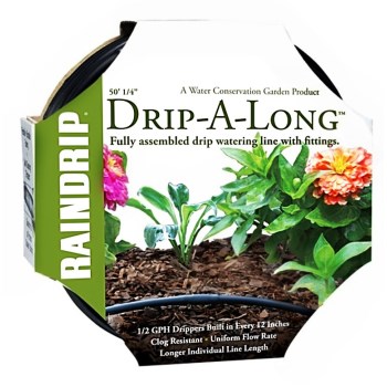 NDS/RainDrip R280DT Drip-A-Long Drip Soaker Kit Watering Tubing ~ 1/4&quot; x 50 Ft