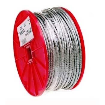 Indusco   20500036 Galvanized Cable 7 x 7 ~  1/16&quot; x 250 ft.