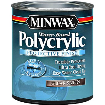 Minwax 63333 Polycrylic, Satin ~ Quart
