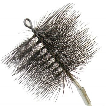Rutland 16408 Chimney Sweep Round Wire Cleaning Brush ~ 8&quot;