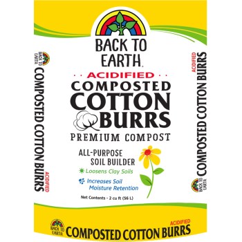 Soil Mender BTE CCBA2 Back to Earth Acidified Cotton Burr Premium Compost