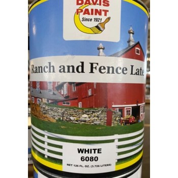 Davis Paint 160802 1g White Barn Paint