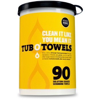 Gasoila TW90-CD Tub O Towels, Heavy Duty ~ 90 count