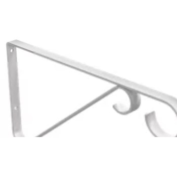 National 274571 White Plant Bracket, Visual Pack 2653  9 inches